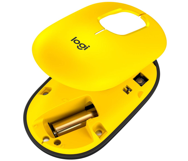 LOGITECH Bezprzewodowa POP MOUSE Black & Yellow - 716625 - zdjęcie 3